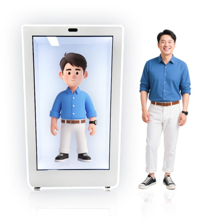Holographic 3D Transparent LCD Advertising Display