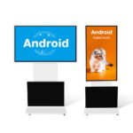 Auto-Rotating Floor Standing Touch Screen Digital Signage / Commercial Display (Portrait/Landscape Mode | 32/43/55/65 Inch Options | Dual OS | Custom Kiosk Solutions for Retail, Restaurants & Public Spaces)