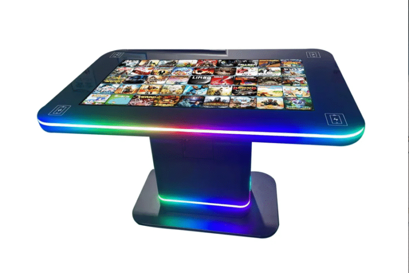 table with touch screen