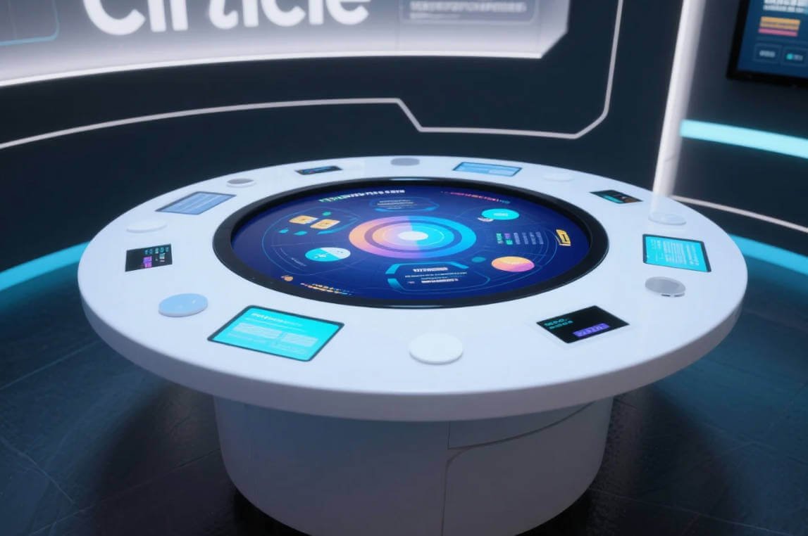 Benefits of a Circular Touch Table Interactive | Svdisplay.com