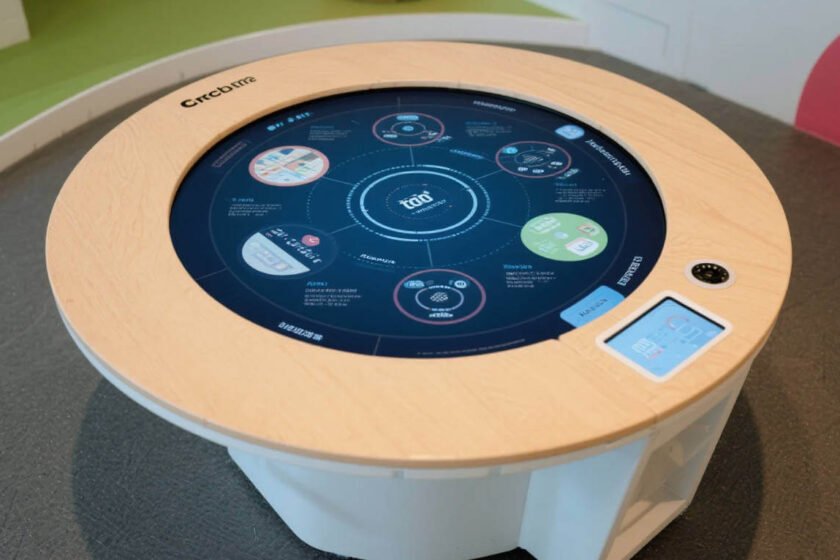 circular touch table interactive 2