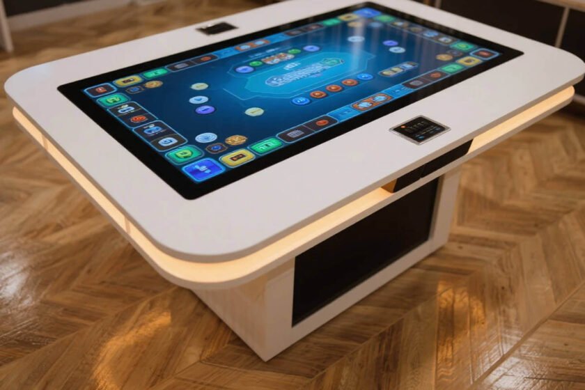 Interactive digital signage table