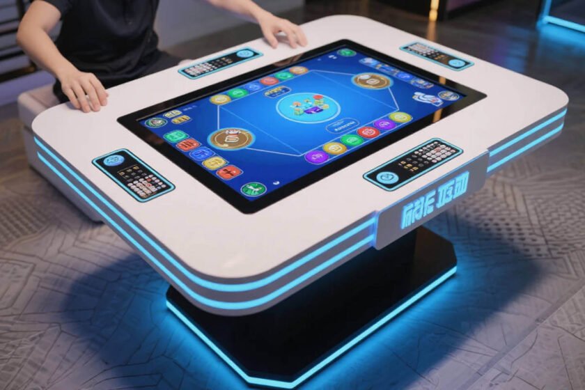 Waterproof gaming table screen