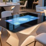 Waterproof touchscreen display table 1