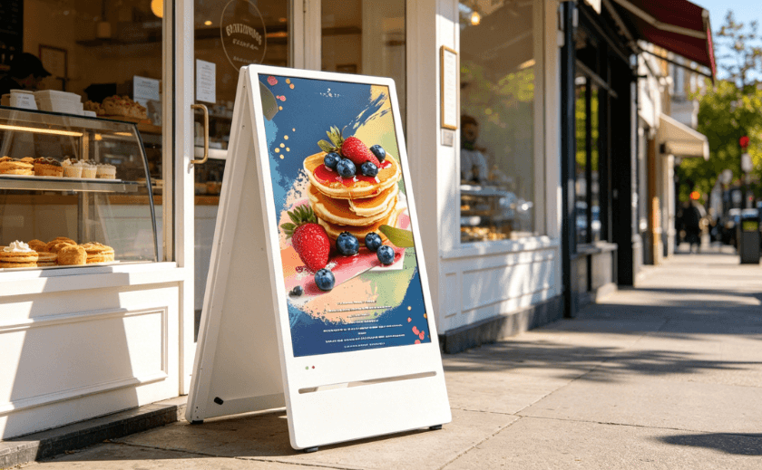 digital signage poster