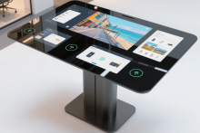 Dual display interactive kiosk_1