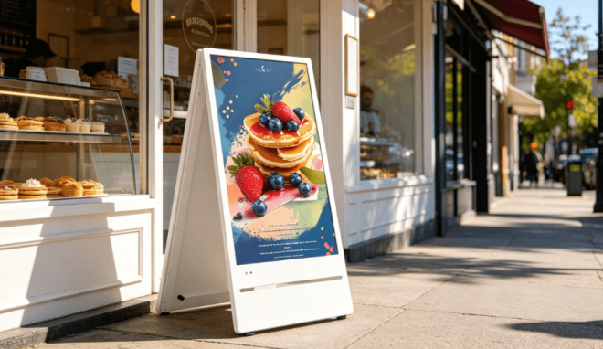 digital signage poster
