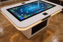 touch screen gaming table
